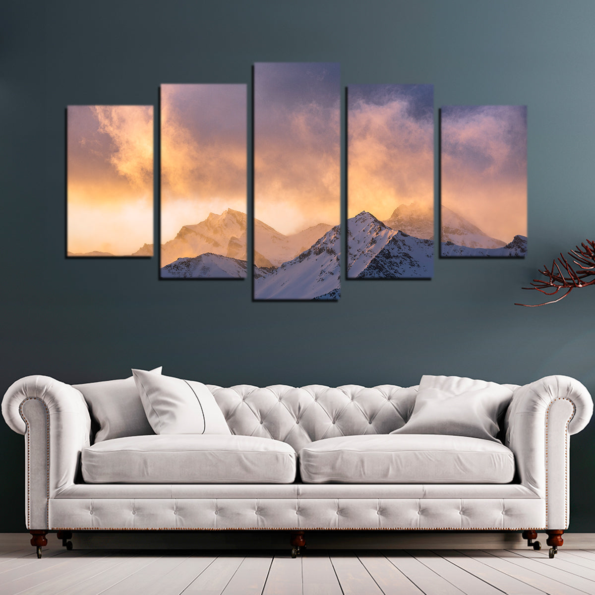 Ciel embrasé Wall Art
