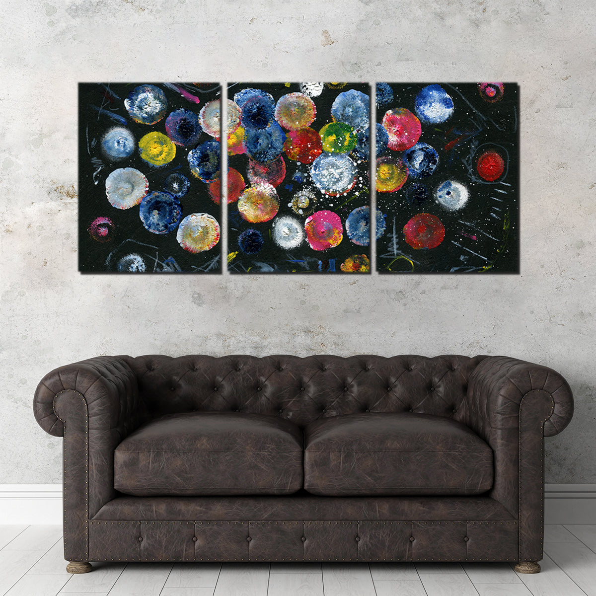 Circle Black Wall Art