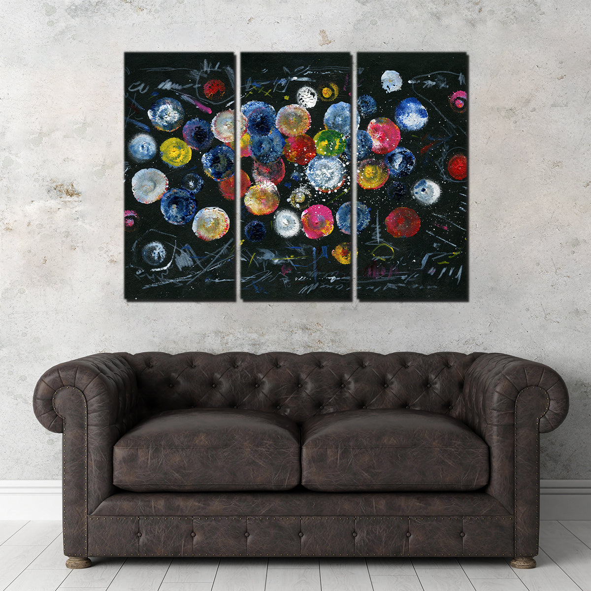 Circle Black Wall Art