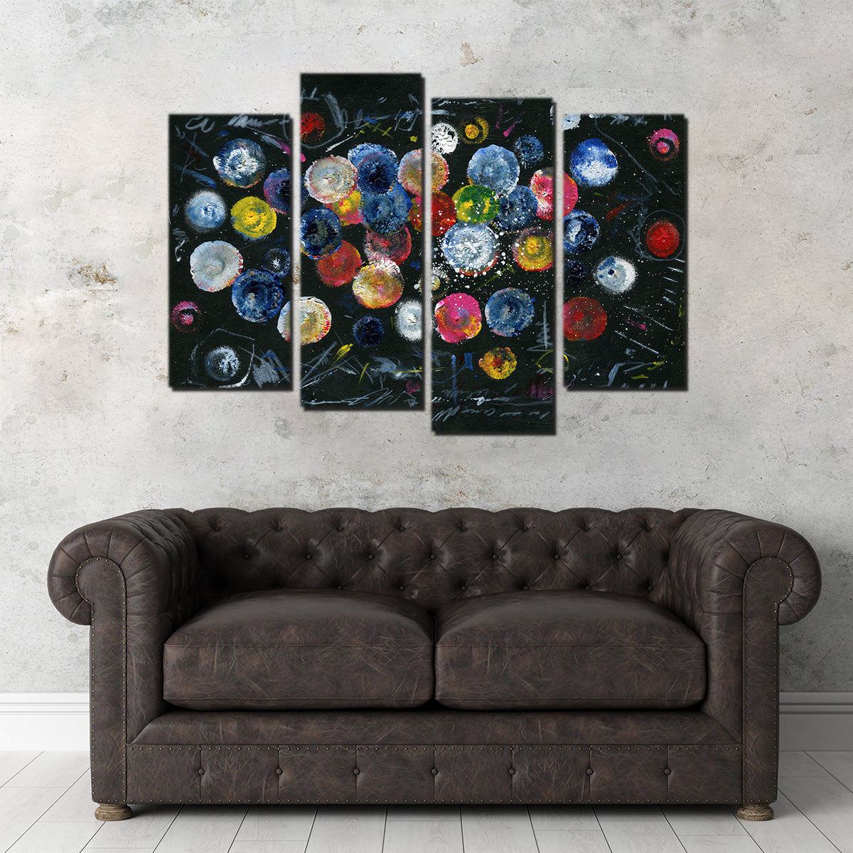 Circle Black Wall Art