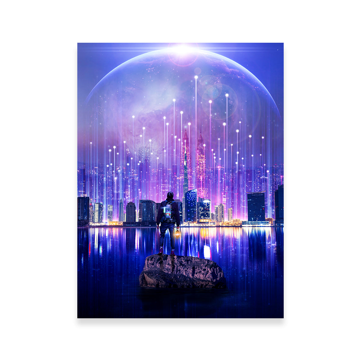 City Of The Future Wall Art