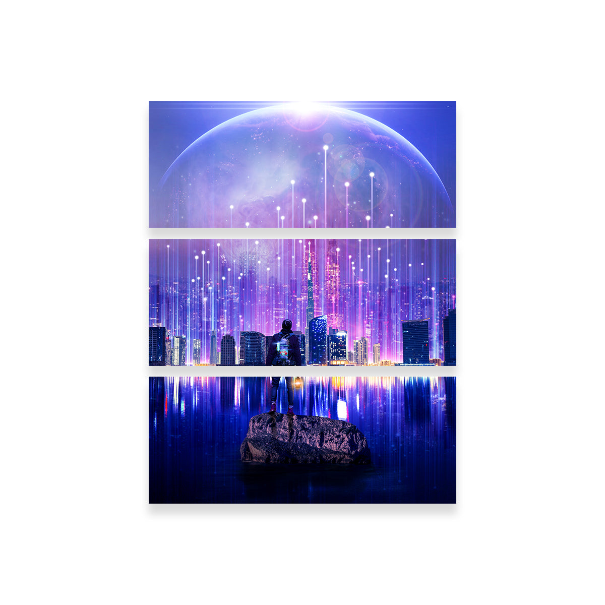 City Of The Future Wall Art
