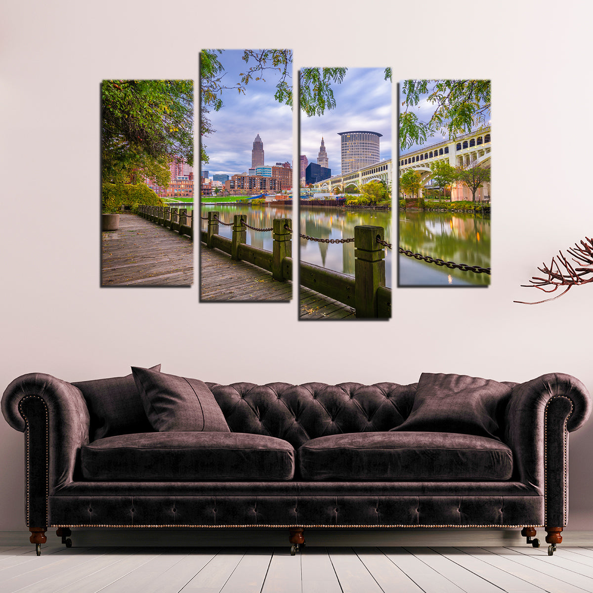 Cleveland Cuyahoga River Wall Art