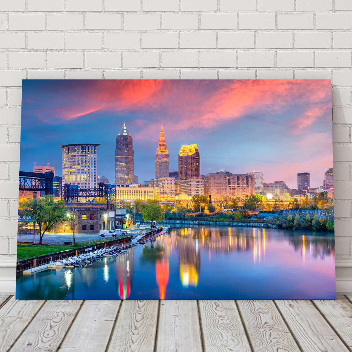 Cleveland Skyline Wall Art