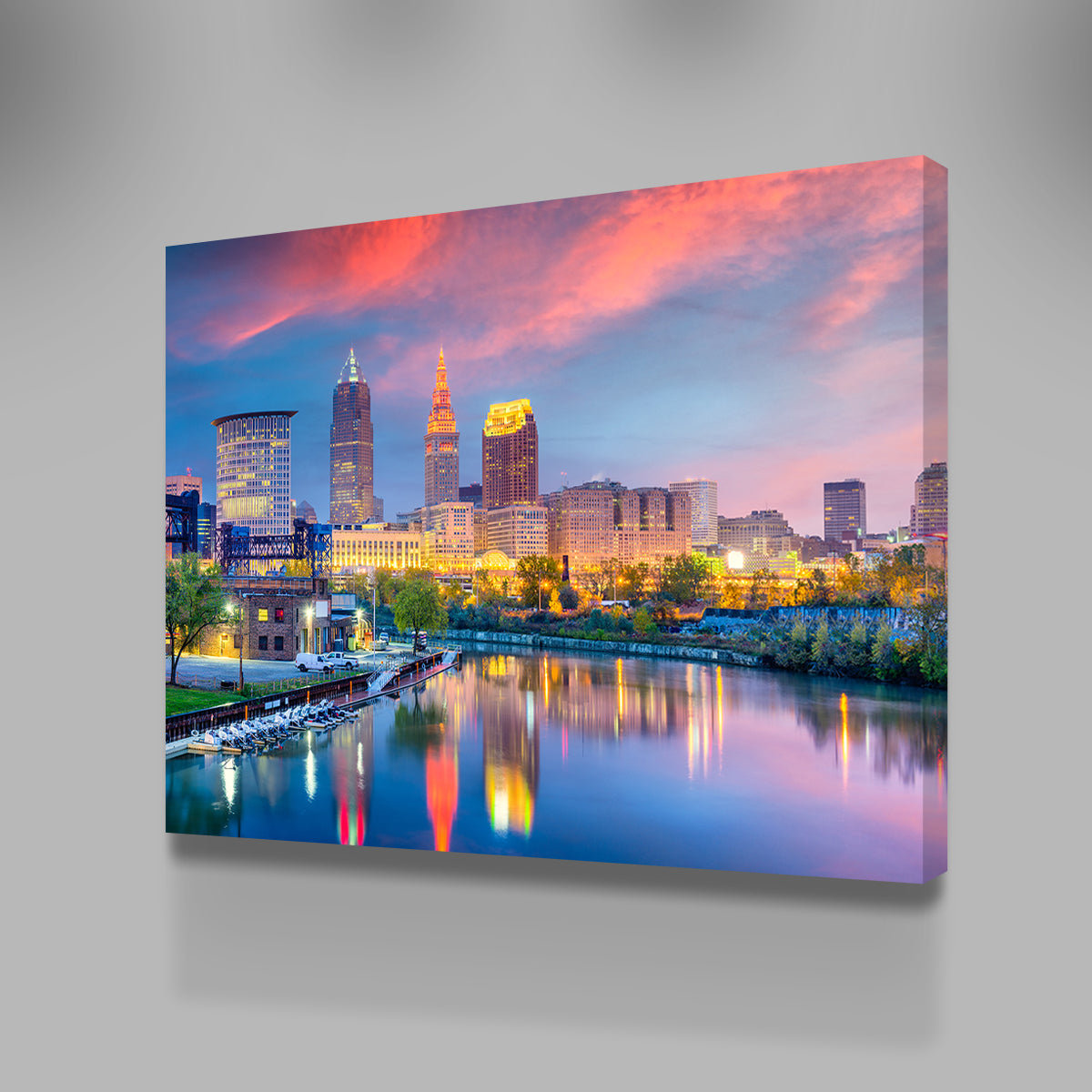 Cleveland Skyline Wall Art