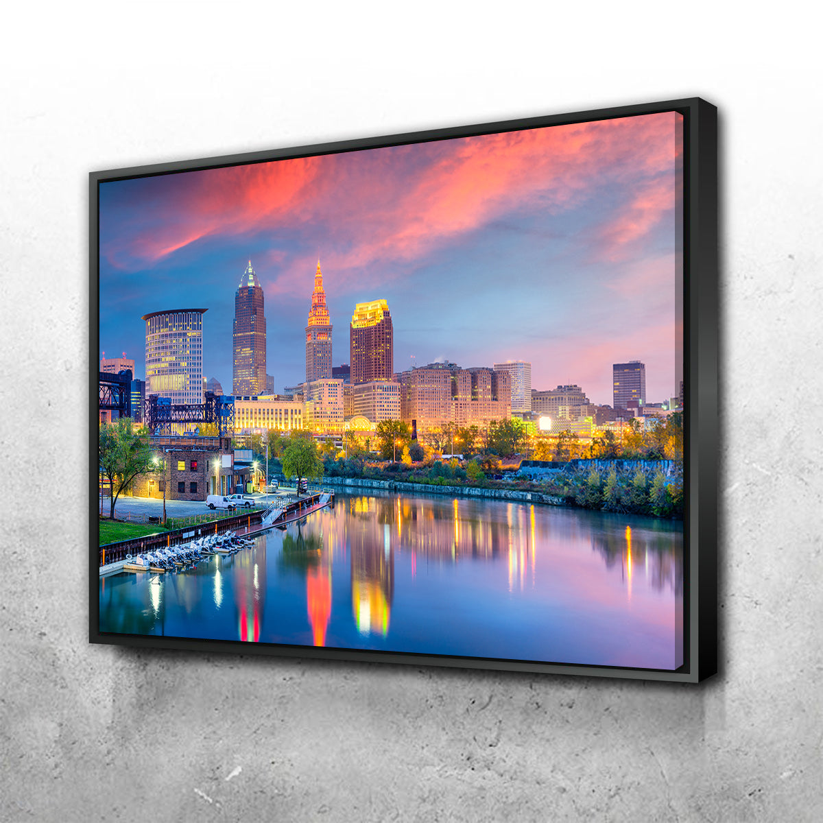 Cleveland Skyline Wall Art