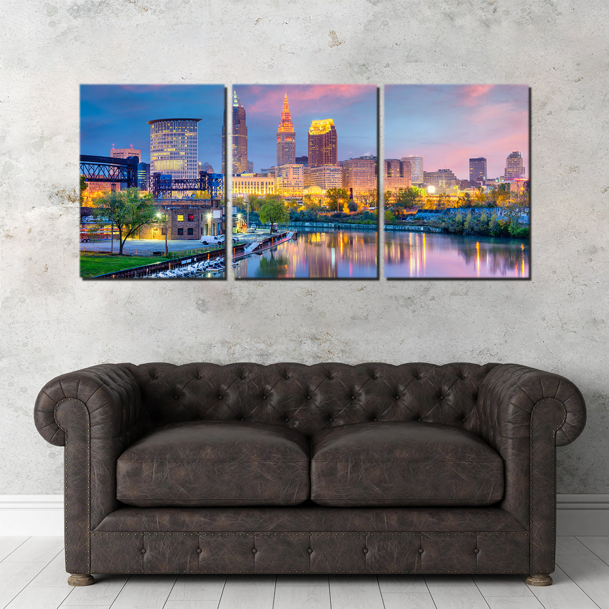 Cleveland Skyline Wall Art