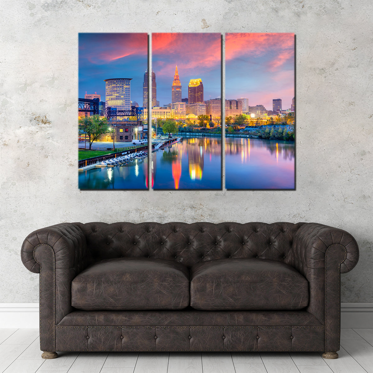 Cleveland Skyline Wall Art