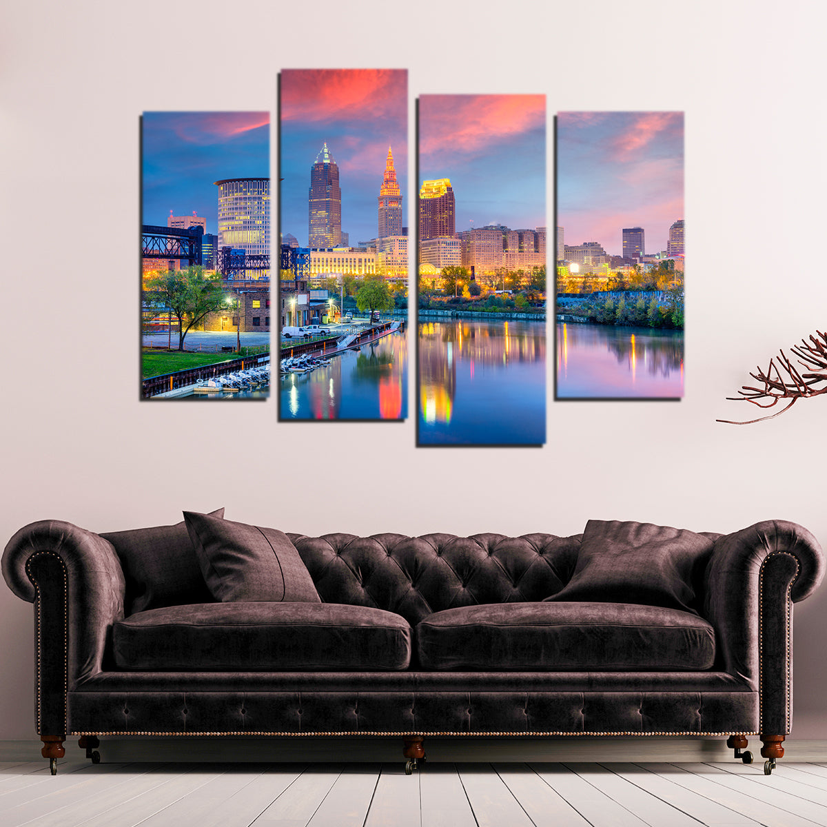 Cleveland Skyline Wall Art