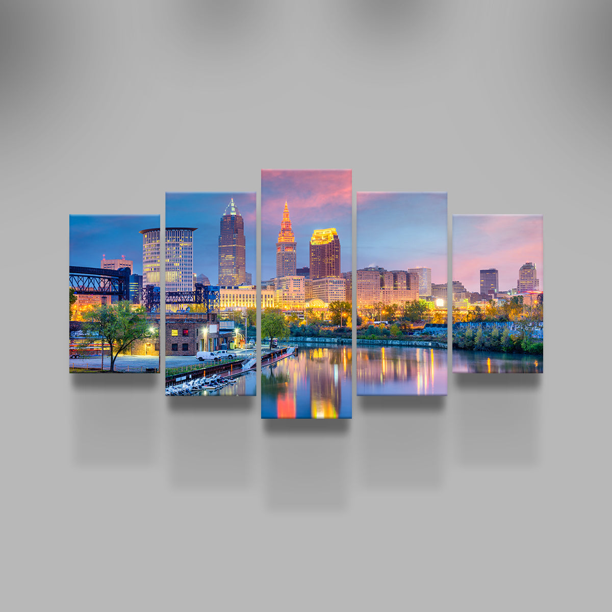Cleveland Skyline Wall Art