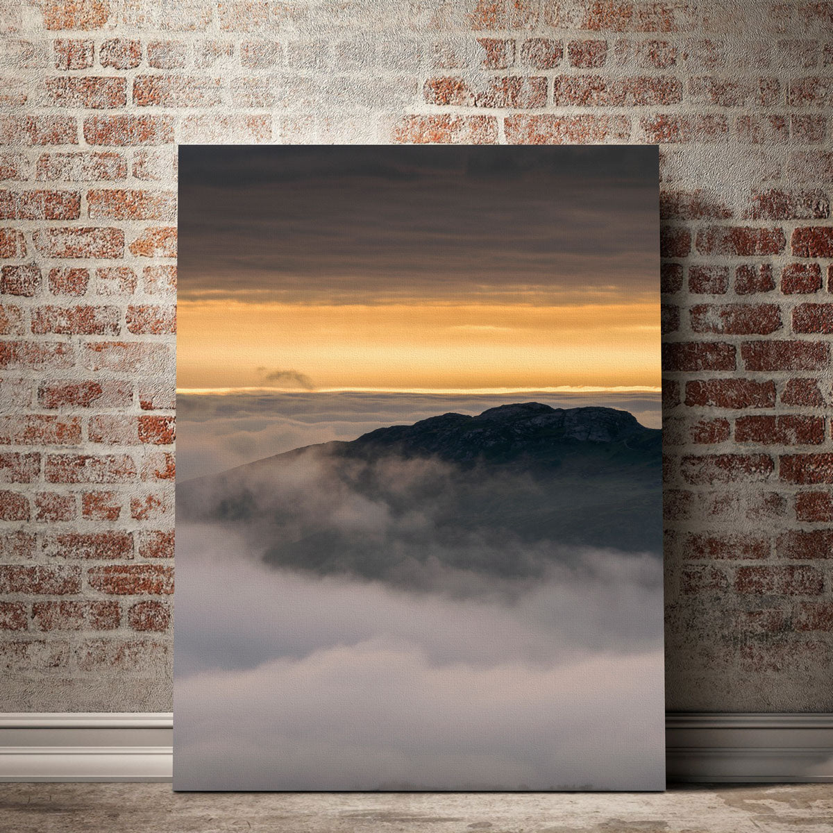 Cloudy Peak Wall Art