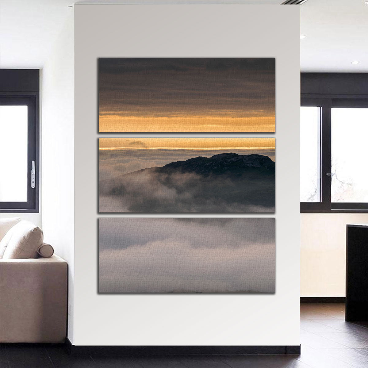 Cloudy Peak Wall Art
