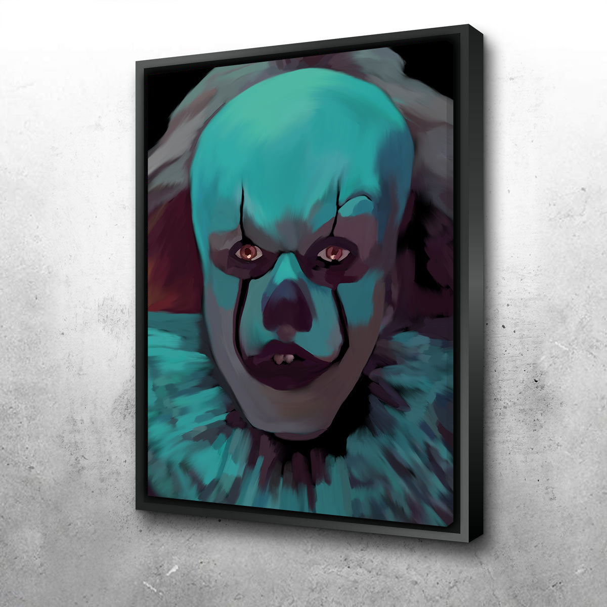 Clown In Blue Wall Art