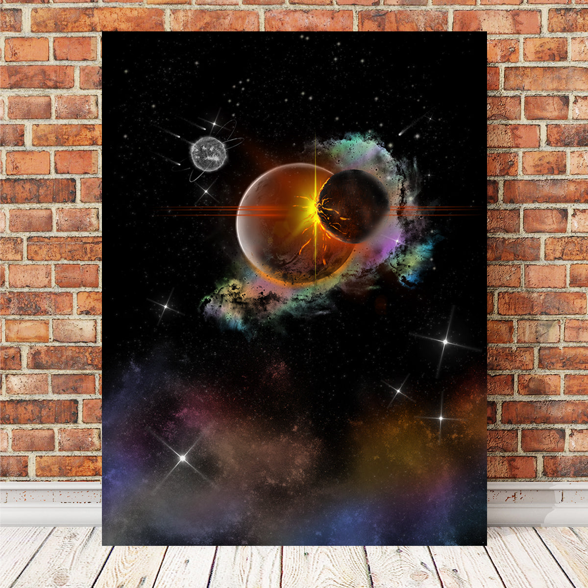 Collisions Wall Art