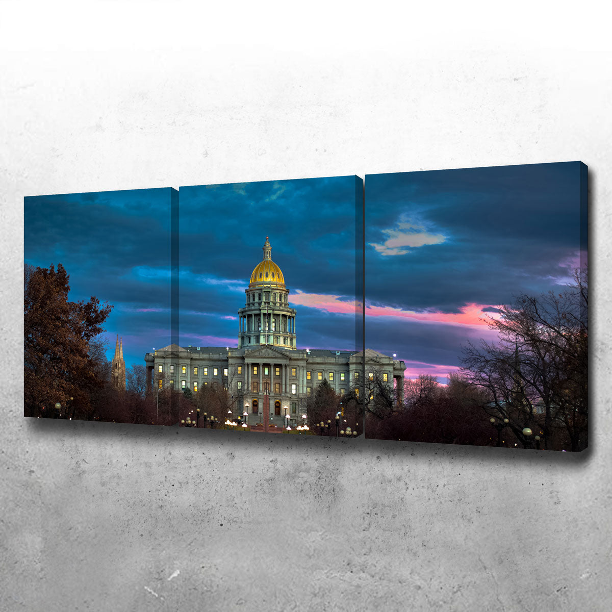 Colorado Capitol Canvas Set