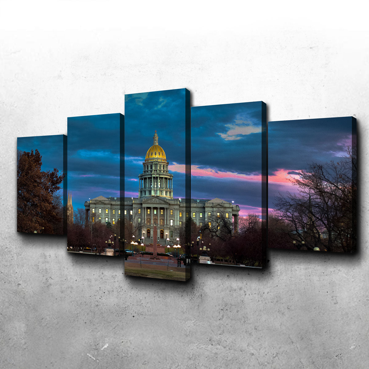 Colorado Capitol Canvas Set