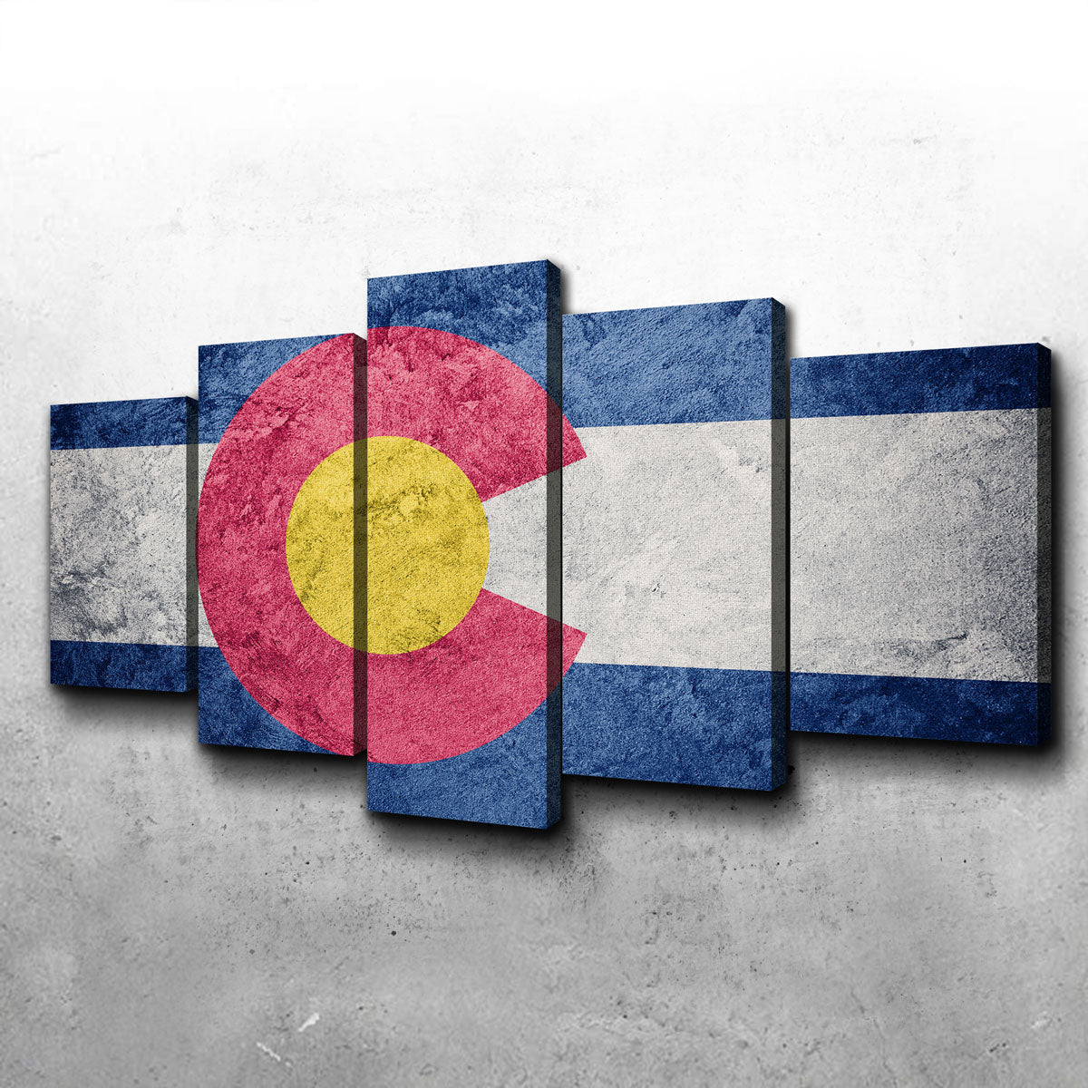 Colorado Flag Canvas Set