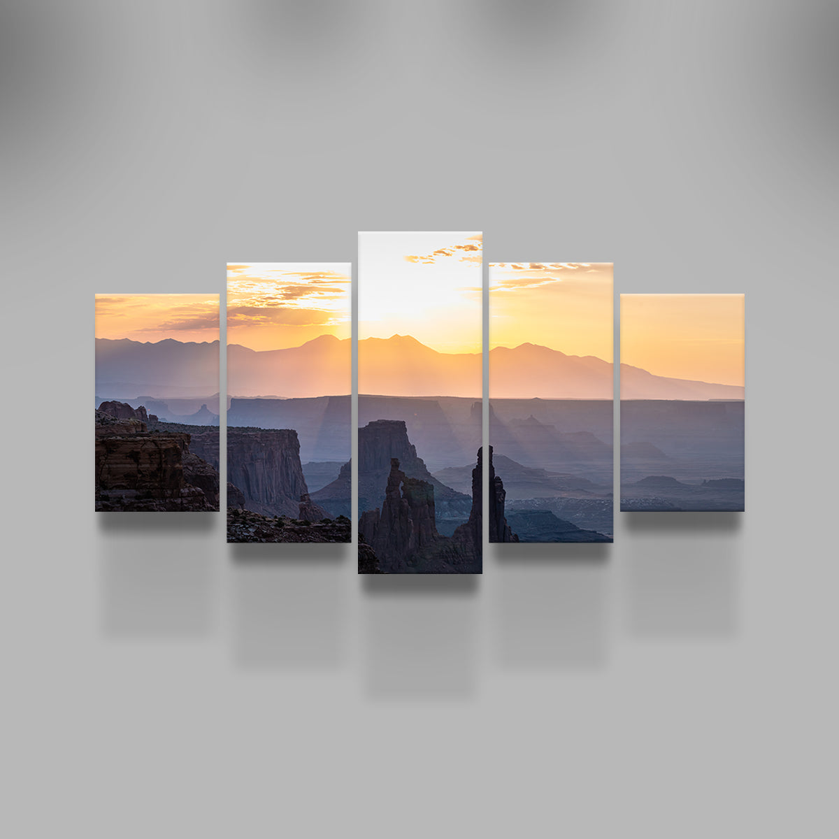 Colored Canyons Wall Art