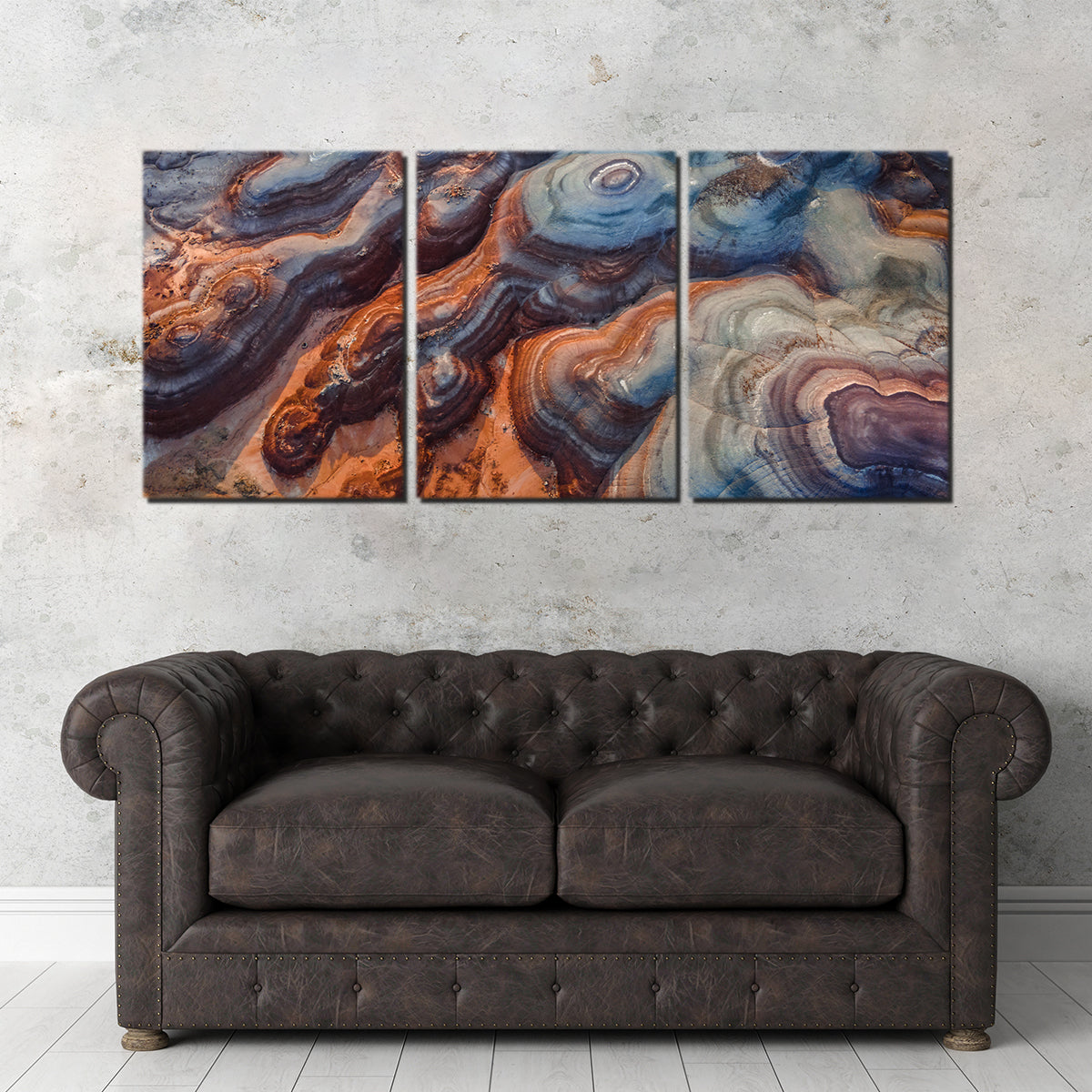 Colored Hills Wall Art