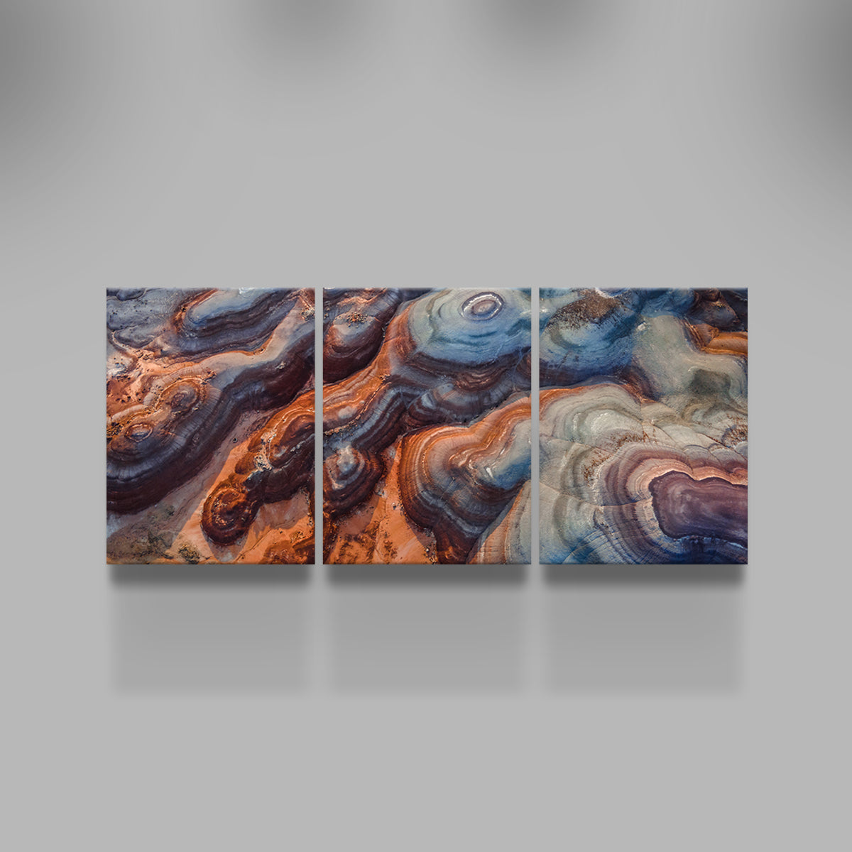 Colored Hills Wall Art