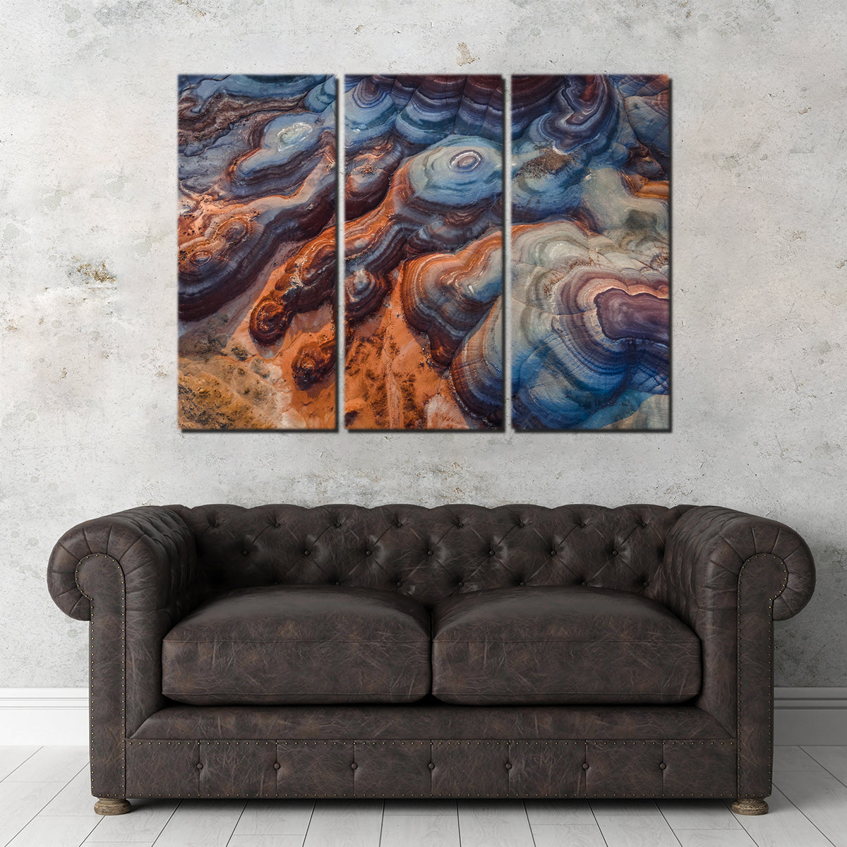 Colored Hills Wall Art