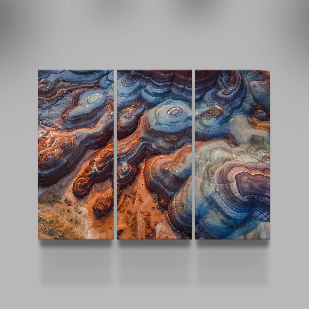 Colored Hills Wall Art