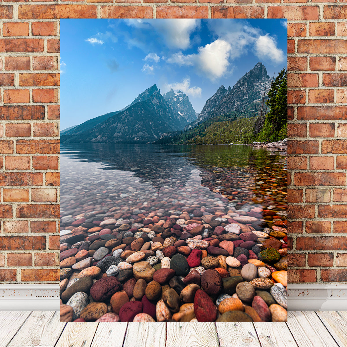 Colored Pebbles Wall Art