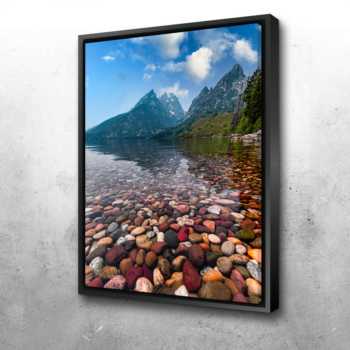 Colored Pebbles Wall Art