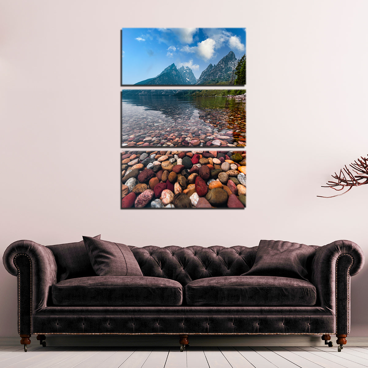 Colored Pebbles Wall Art