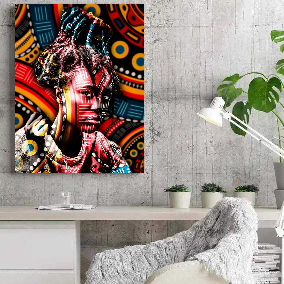 Colorful-Portrait Wall Art