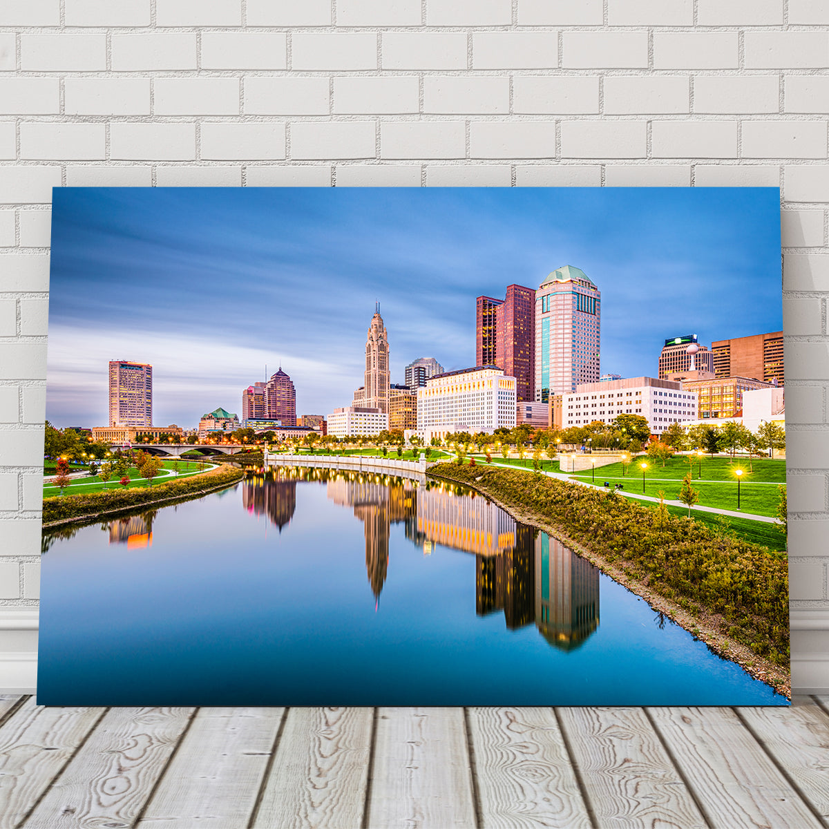 Columbus Ohio Skyline Wall Art