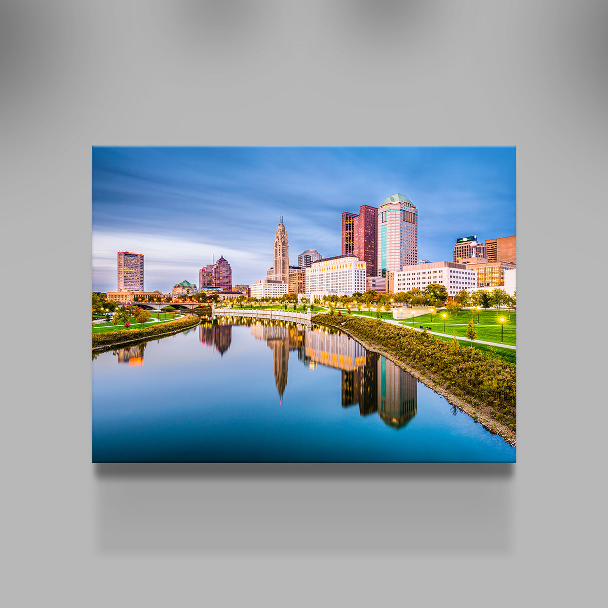 Columbus Ohio Skyline Wall Art