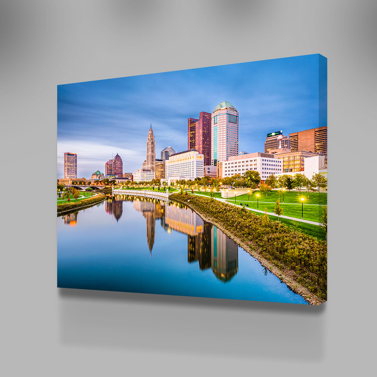Columbus Ohio Skyline Wall Art
