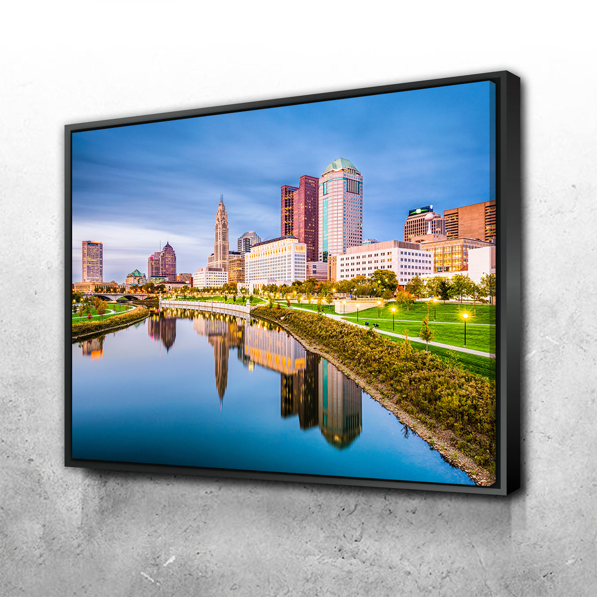 Columbus Ohio Skyline Wall Art