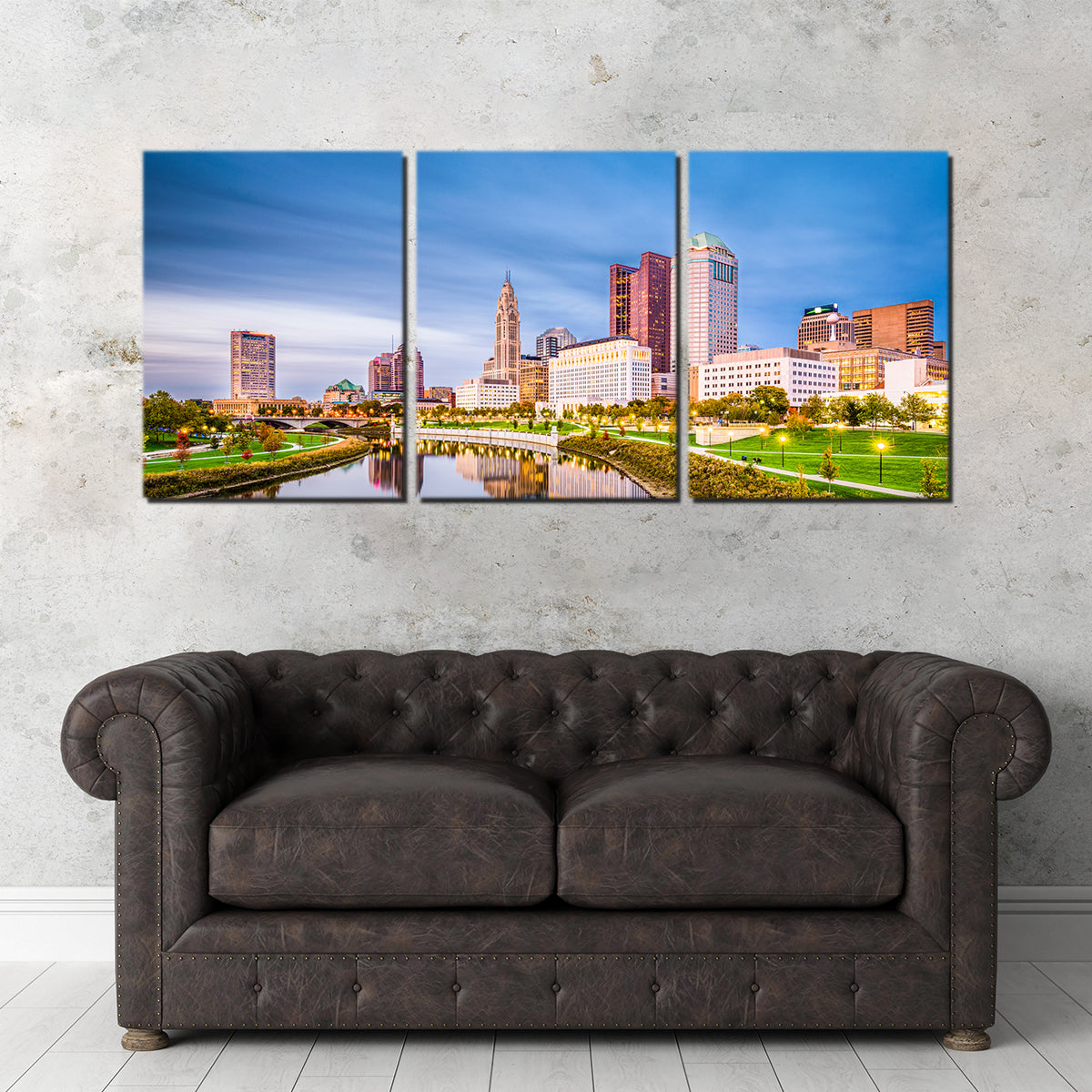 Columbus Ohio Skyline Wall Art