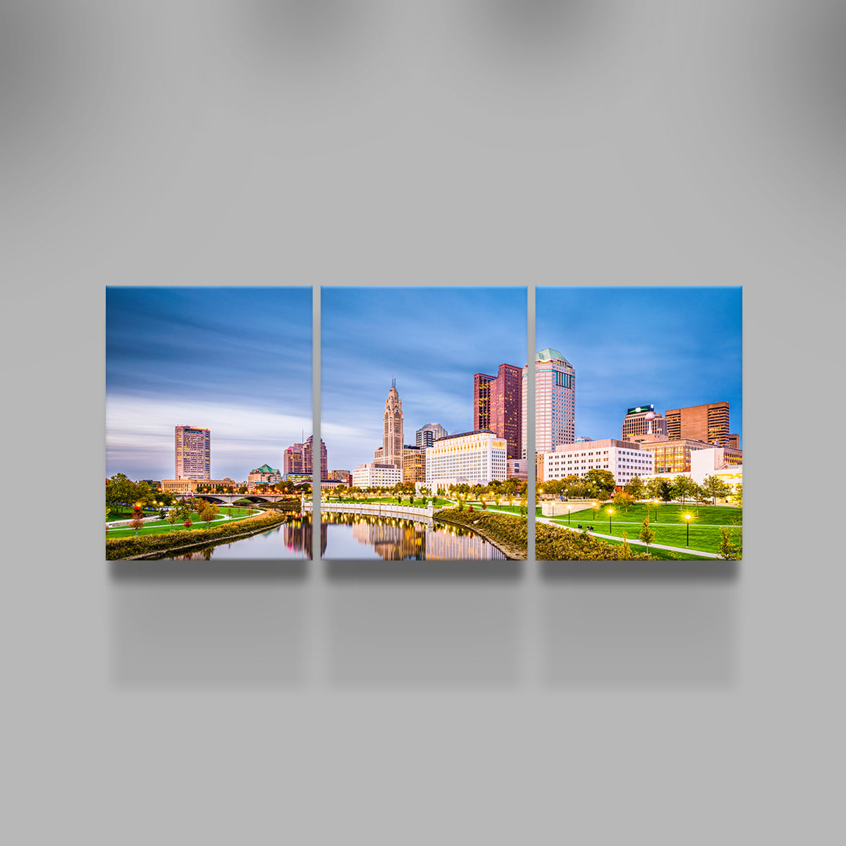 Columbus Ohio Skyline Wall Art