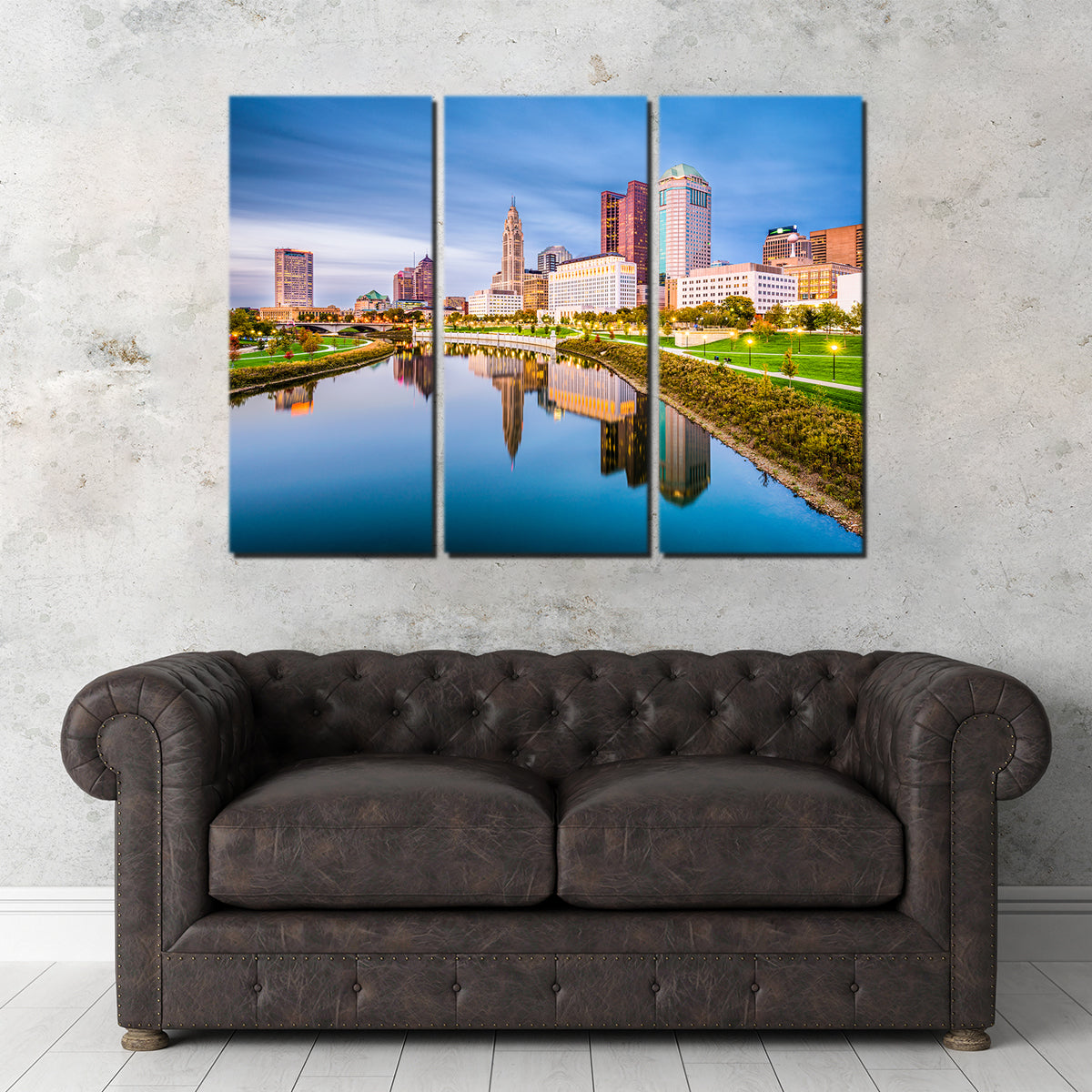 Columbus Ohio Skyline Wall Art