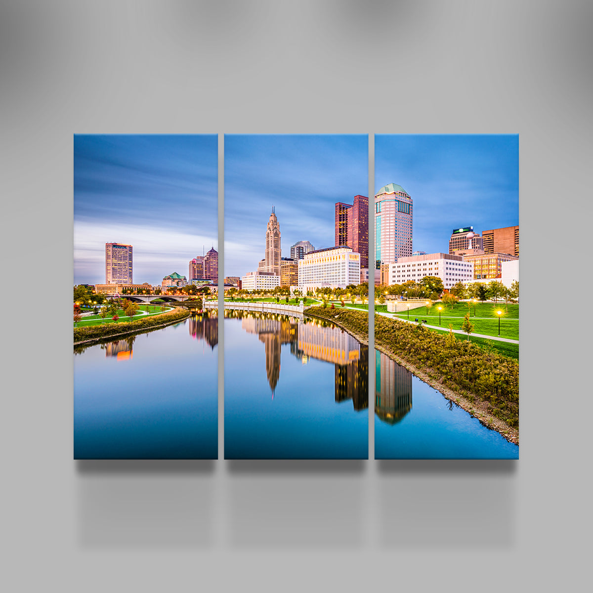 Columbus Ohio Skyline Wall Art