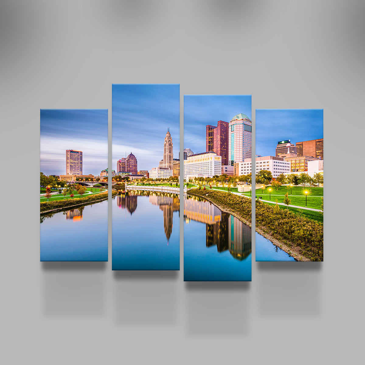 Columbus Ohio Skyline Wall Art