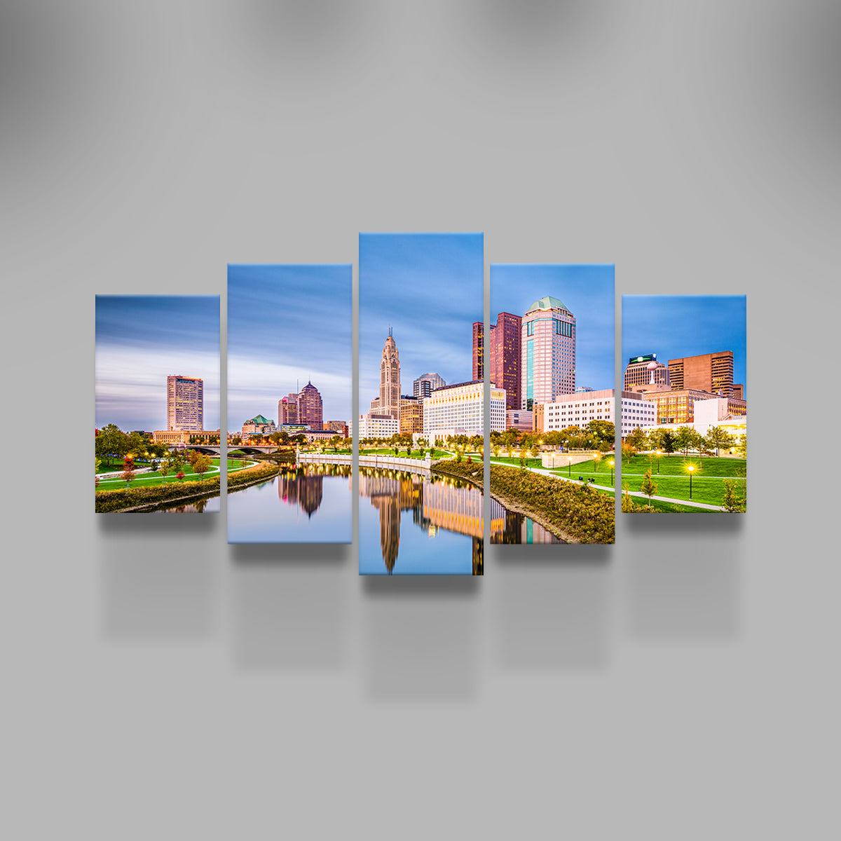 Columbus Ohio Skyline Wall Art