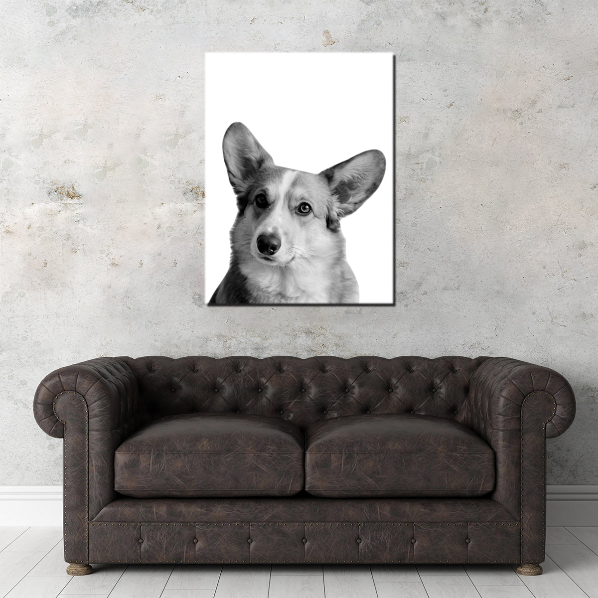 Corgi Dog Wall Art
