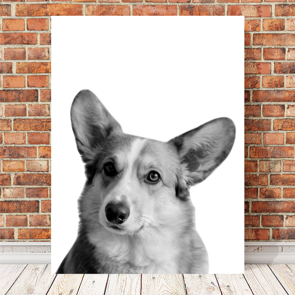 Corgi Dog Wall Art