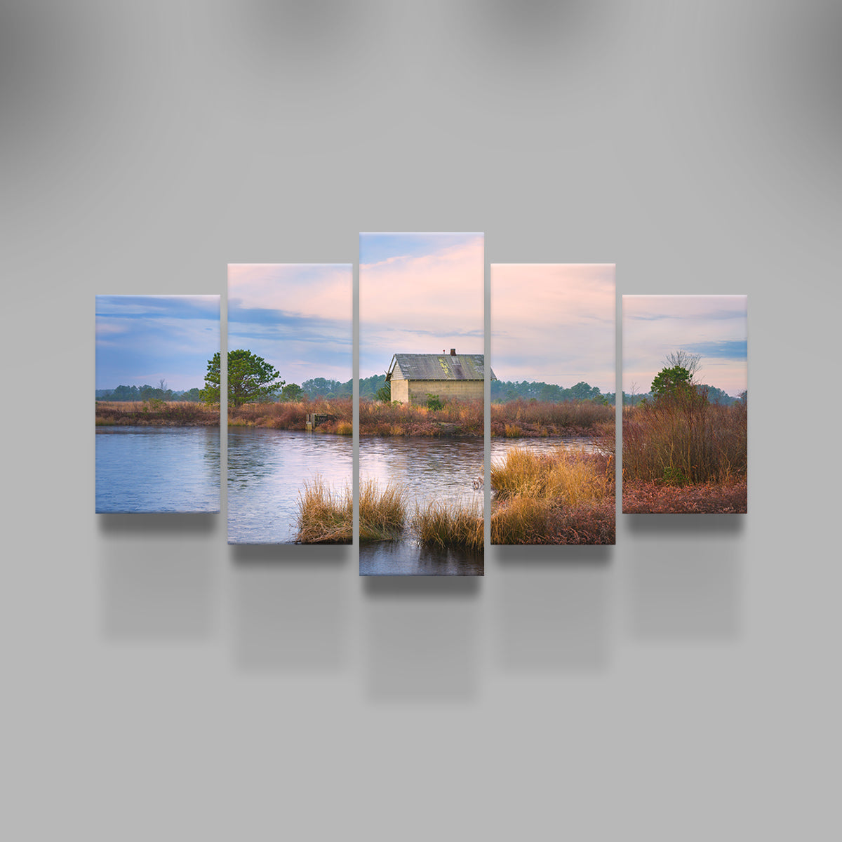 Cranberry Bog Winter Transition Wall Art