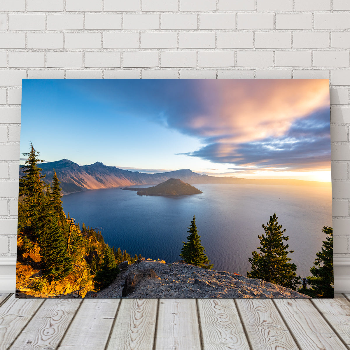 Crater Lake Sunrise Wall Art