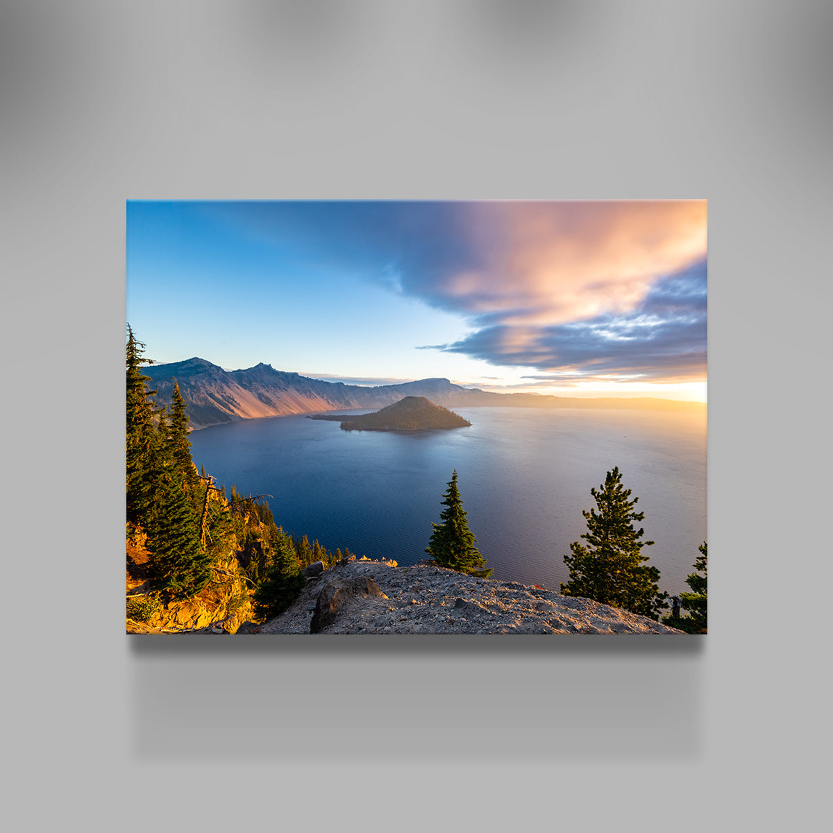 Crater Lake Sunrise Wall Art
