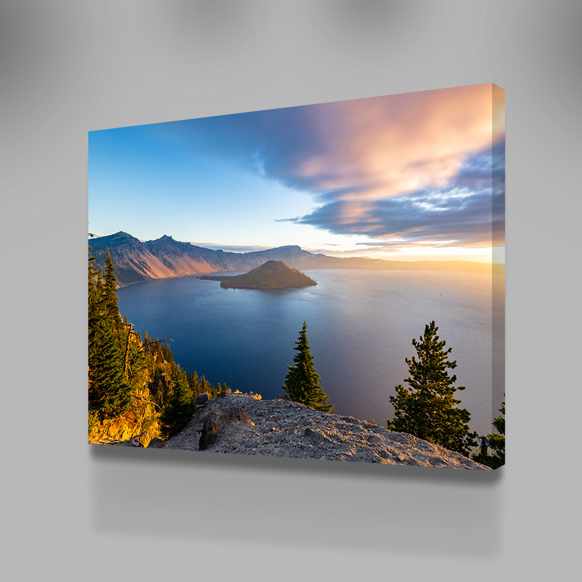 Crater Lake Sunrise Wall Art