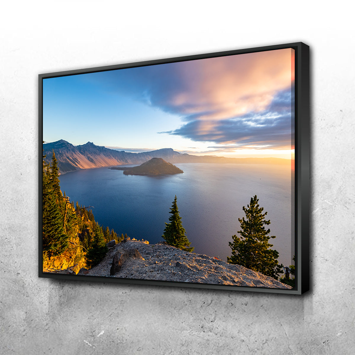 Crater Lake Sunrise Wall Art