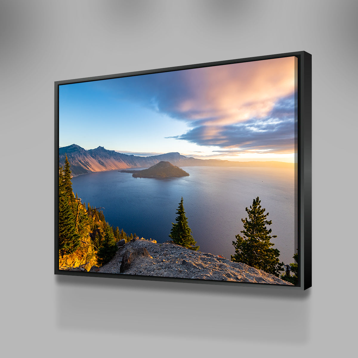 Crater Lake Sunrise Wall Art