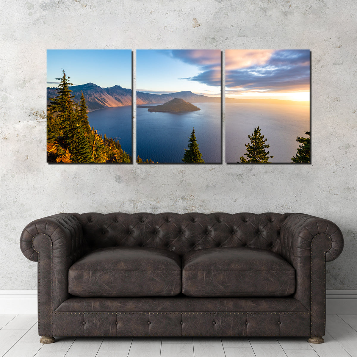 Crater Lake Sunrise Wall Art