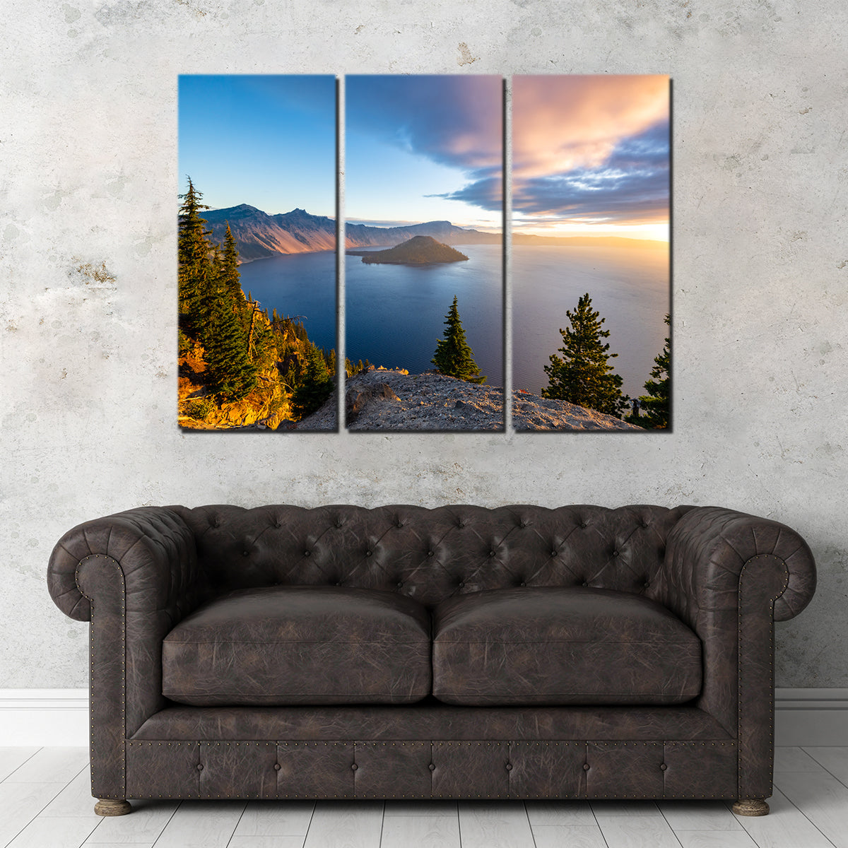 Crater Lake Sunrise Wall Art